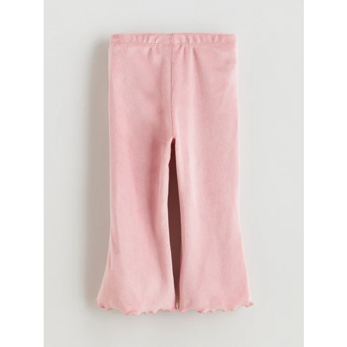 LC WAIKIKI Ekru Kız Bebek Sweatshirt ve Tayt Pantolon 2li