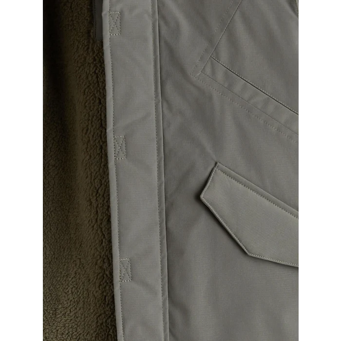 LCW Kids Haki Kapüşonlu Astarlı Erkek Çocuk Mont