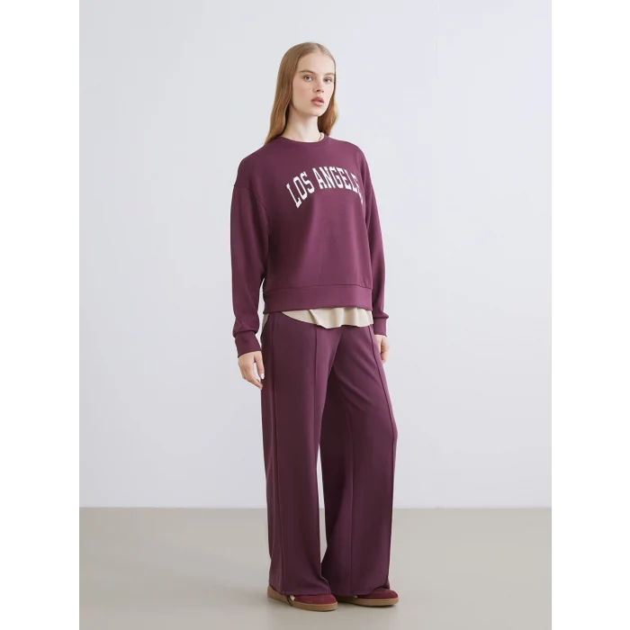 XSIDE Mürdüm Los Angeles Baskılı Kadın Sweatshirt