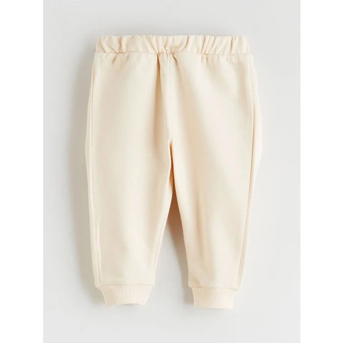 LCW baby Bej Kız Bebek Hırka ve Pantolon 2li Takım