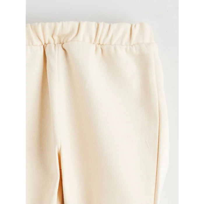 LCW baby Bej Kız Bebek Hırka ve Pantolon 2li Takım