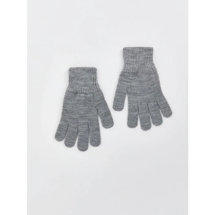 LCW ACCESSORIES Gri Basic Erkek Çocuk Triko Eldiven