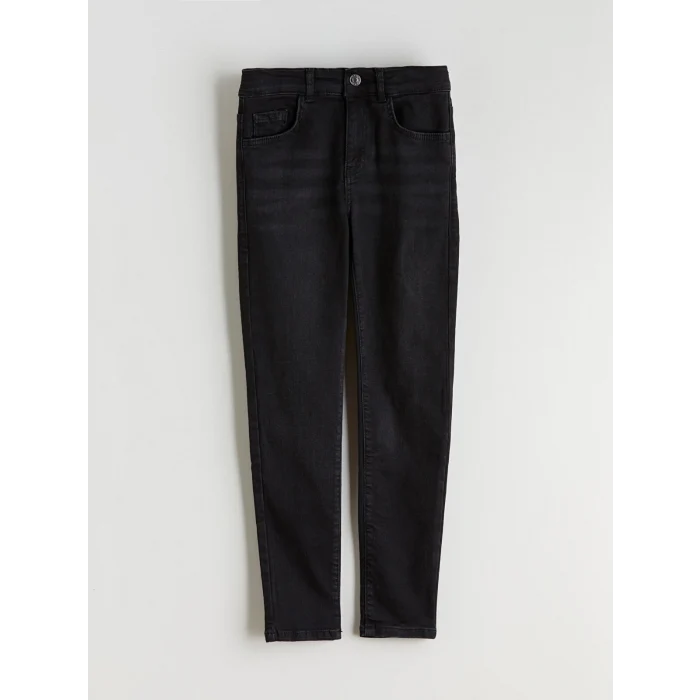 LCW Kids Siyah Super Skinny Fit Erkek Çocuk Jean Pantolon