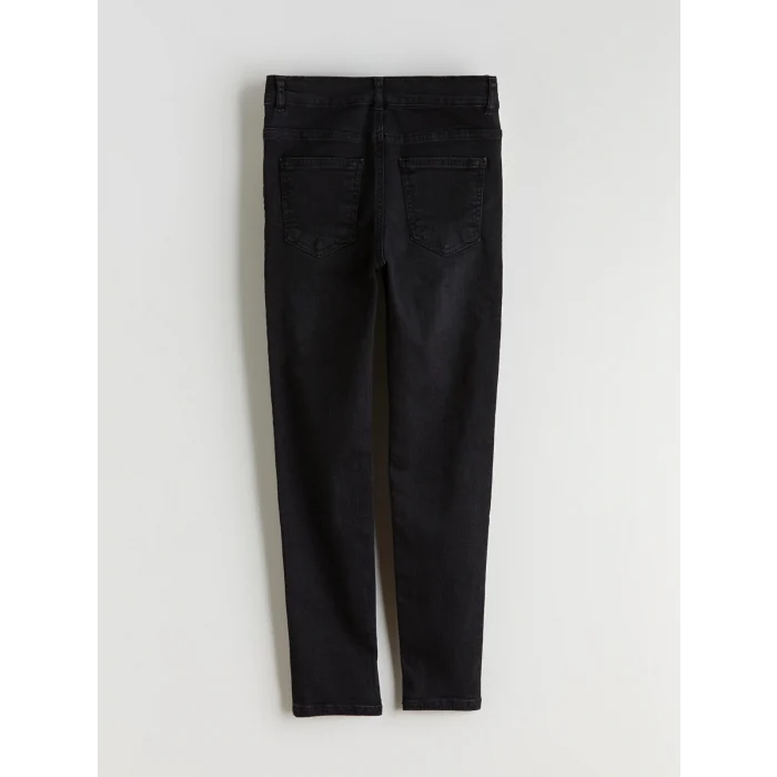 LCW Kids Siyah Super Skinny Fit Erkek Çocuk Jean Pantolon