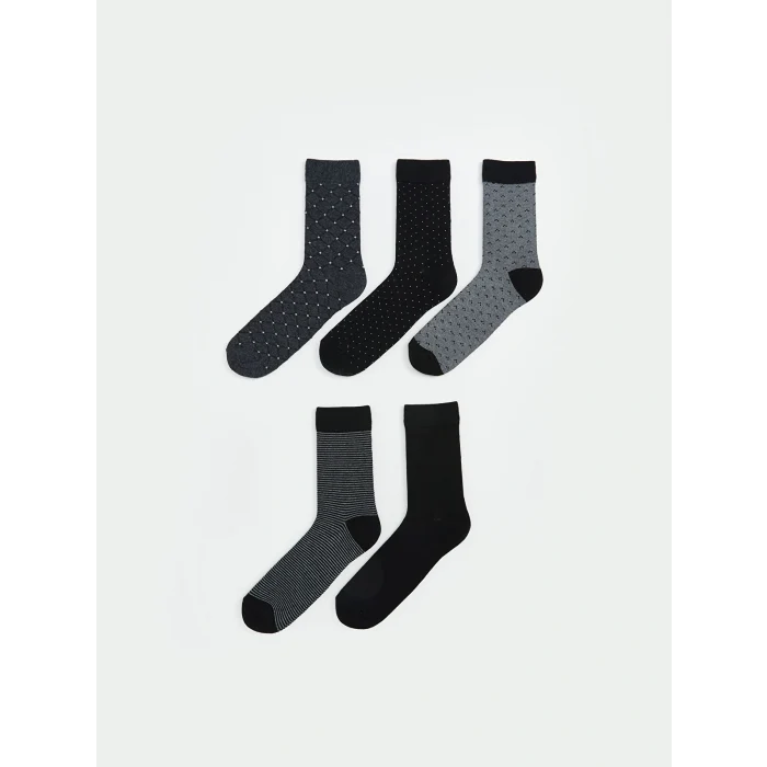 LCW ACCESSORIES Karışık Desenli Erkek Soket Çorap 5li