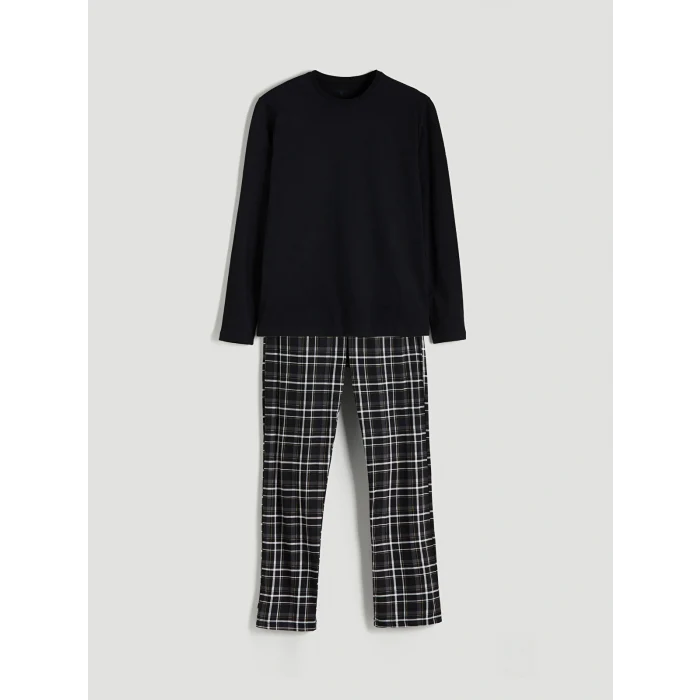 LC WAIKIKI Siyah Standart Kalıp Erkek Pijama Takımı