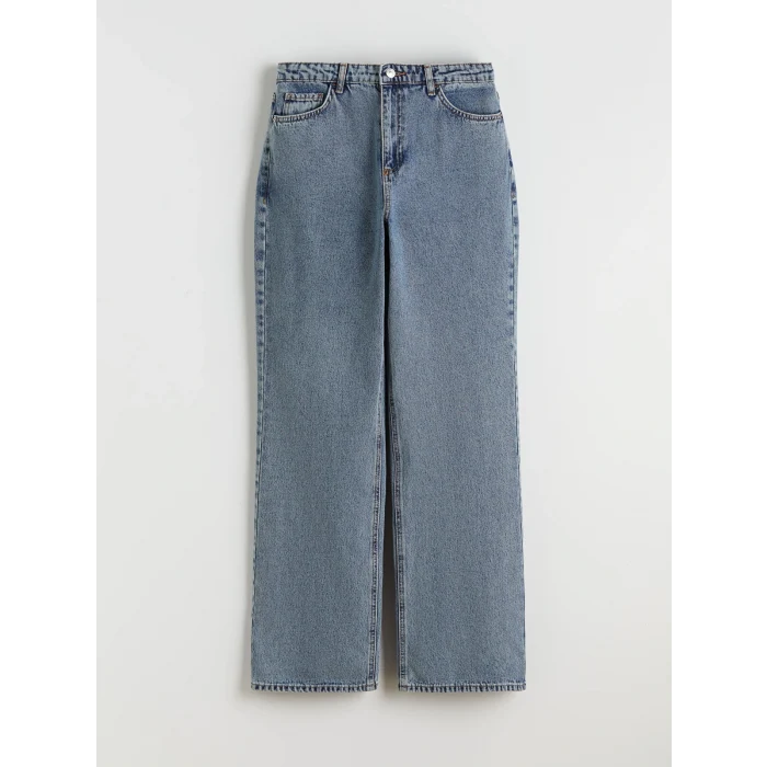 LCWAIKIKI Classic İndigo Wideleg Kadın Jean Pantolon