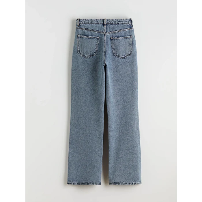 LCWAIKIKI Classic İndigo Wideleg Kadın Jean Pantolon