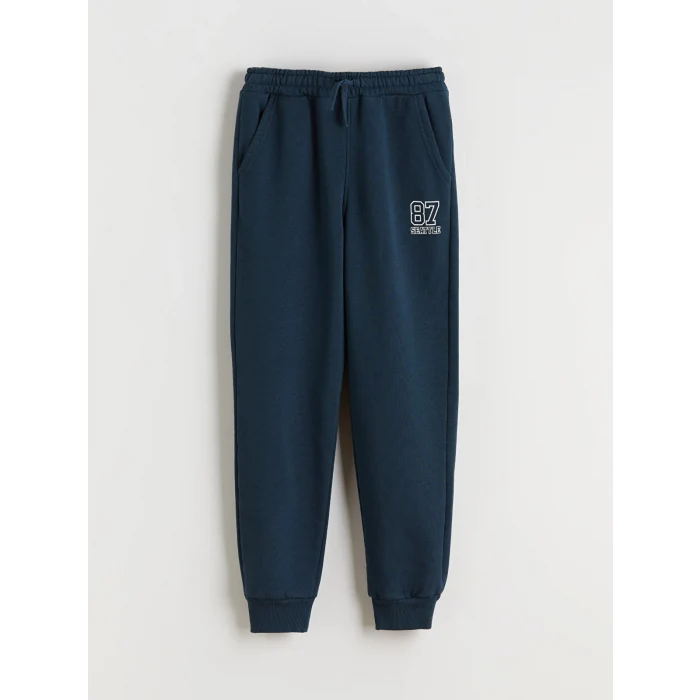 LCW Kids Petrol Beli Lastikli Erkek Çocuk Jogger Eşofman Altı