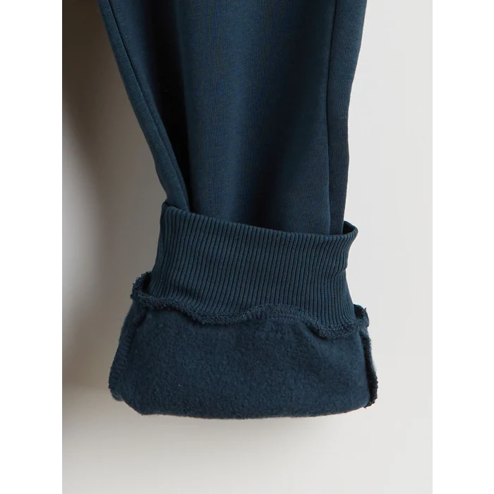 LCW Kids Petrol Beli Lastikli Erkek Çocuk Jogger Eşofman Altı