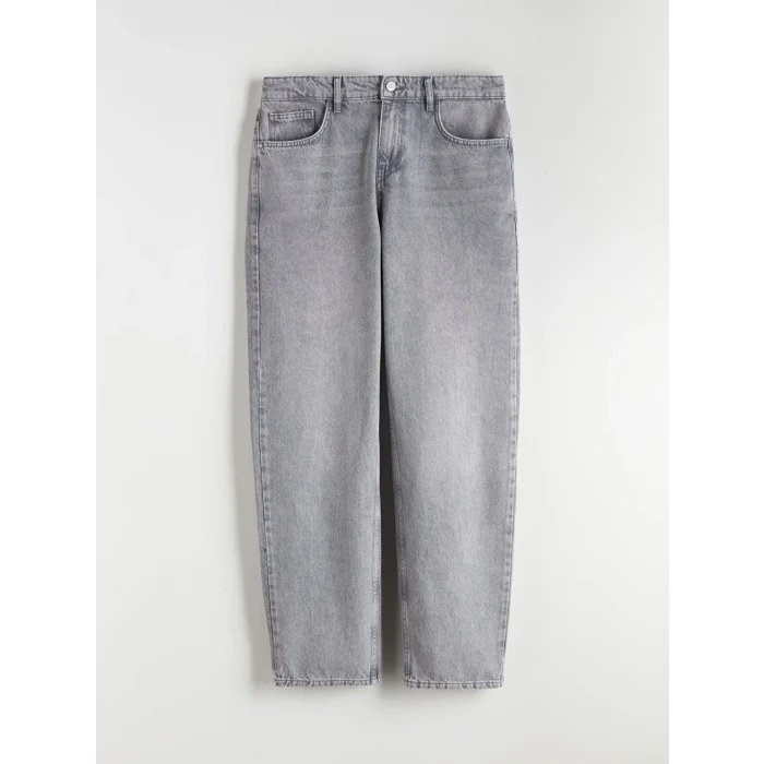 LCW Jeans Gri Baggy Fit Erkek Jean Pantolon