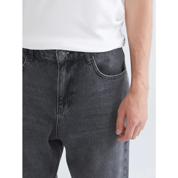 LCW Jeans Antrasit Baggy Fit Erkek Jean Pantolon