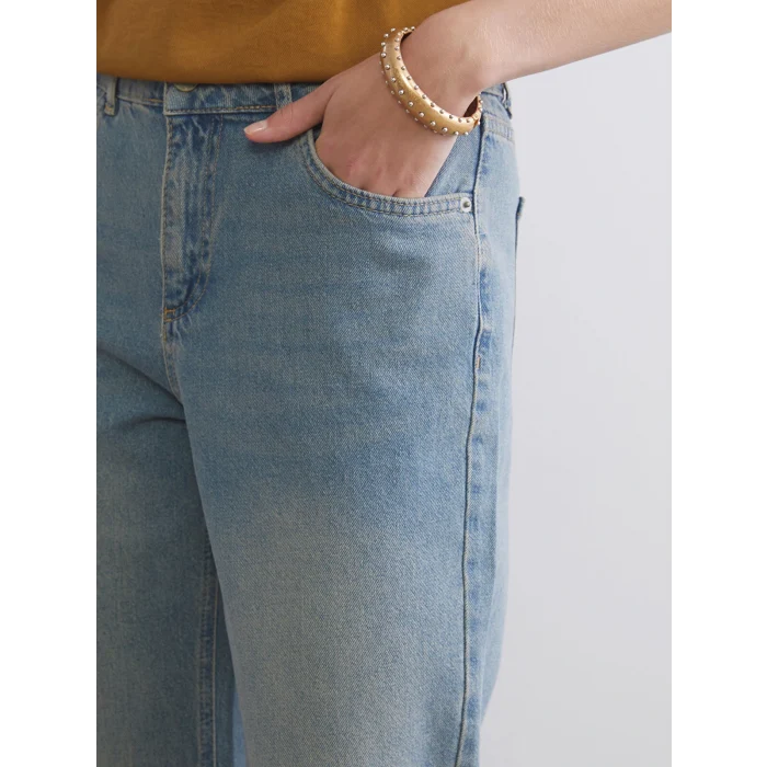 LCW Jeans İndigo Wideleg Kadın Jean Pantolon