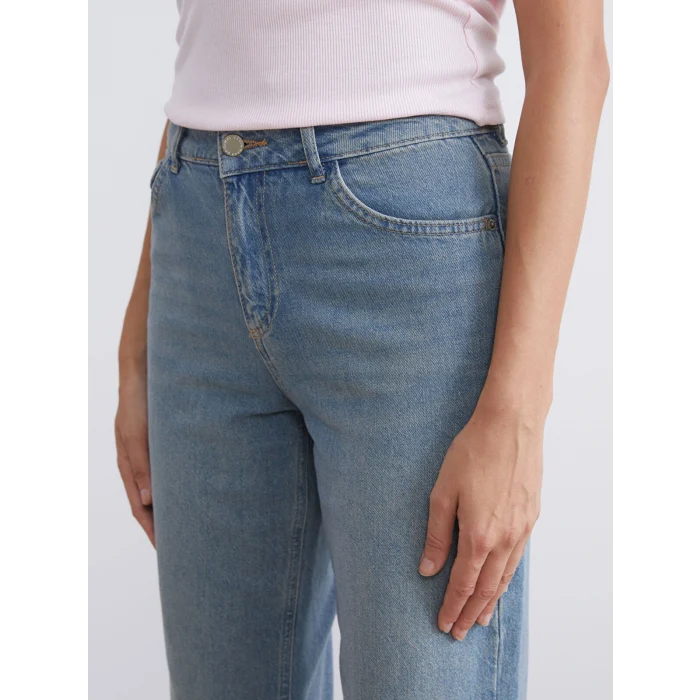 LCW Jeans İndigo Wideleg Kadın Jean Pantolon