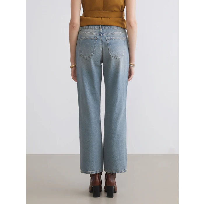 LCW Jeans İndigo Wideleg Kadın Jean Pantolon