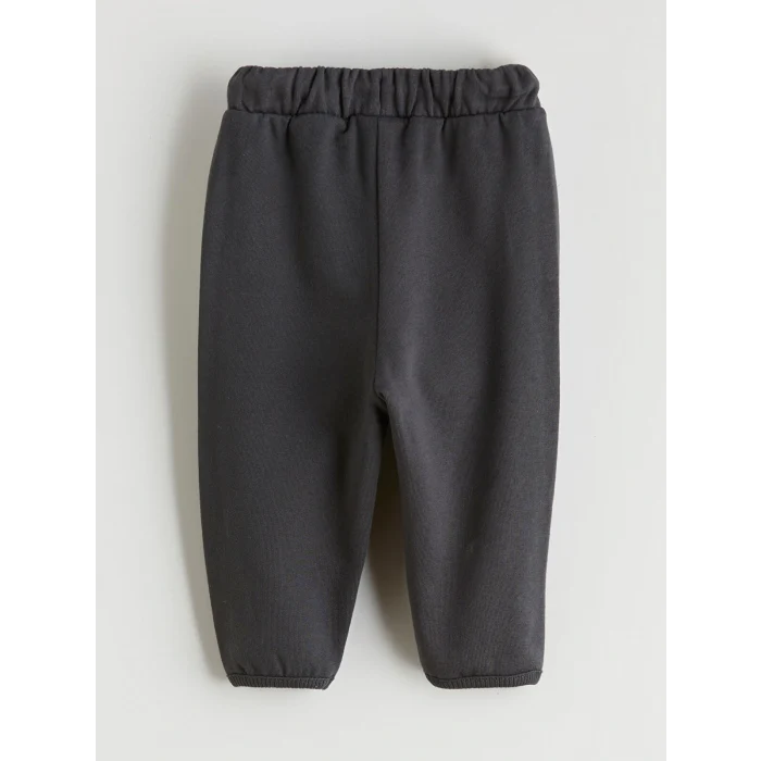 LCW baby Gri Bisiklet Yaka Erkek Çocuk Sweatshirt ve Eşofman Altı 2li