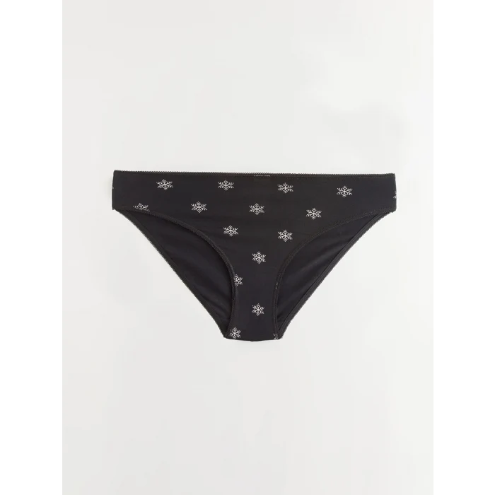 LCW DREAM Siyah Baskılı Bikini Külot 3lü