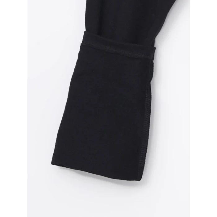 LCW Kids Siyah Beli Lastikli Kız Çocuk Tayt