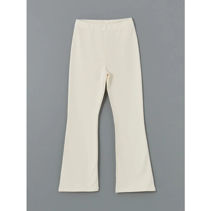 LCW Kids Pembe Bisiklet Yaka Kız Çocuk Sweatshirt ve Tayt