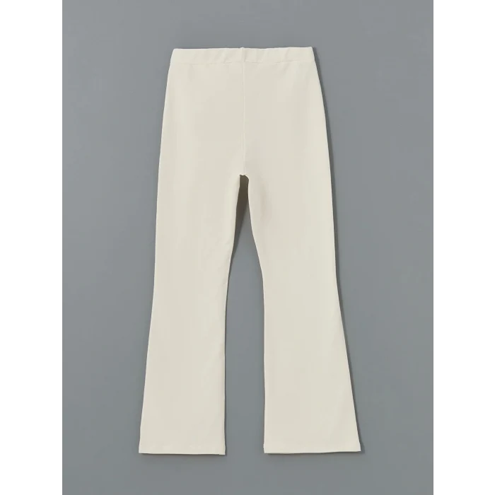 LCW Kids Pembe Bisiklet Yaka Kız Çocuk Sweatshirt ve Tayt