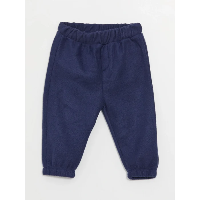 LCW baby Yeşil Bisiklet Yaka Uzun Kollu Baskılı Erkek Bebek Sweatshirt ve Pantolon 2li Takım