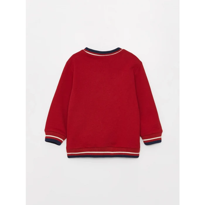 LCW baby Kırmızı Kreşin Yıldızı Sweatshirt