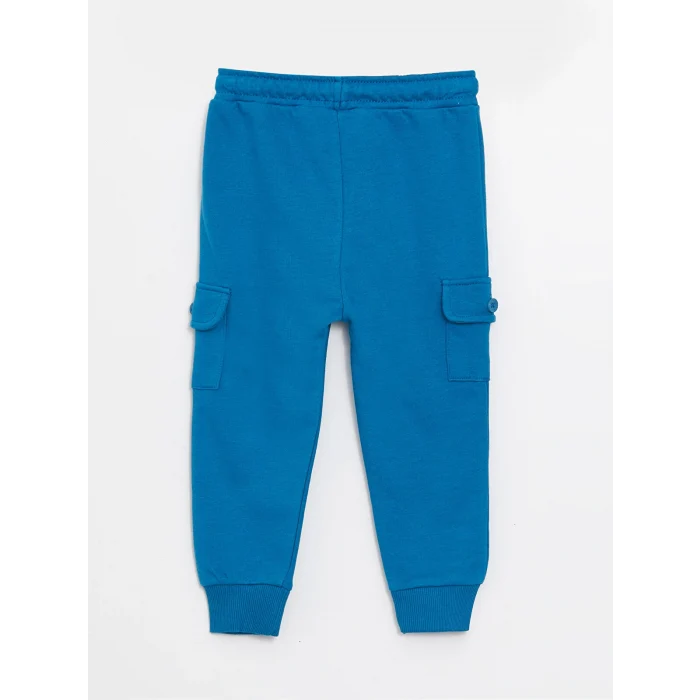 LCW baby Mavi Beli Lastikli Basic Erkek Bebek Jogger Eşofman Alt