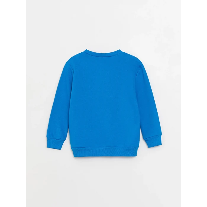 LCW baby Gri Bisiklet Yaka Uzun Kollu Erkek Bebek Sweatshirt 2li