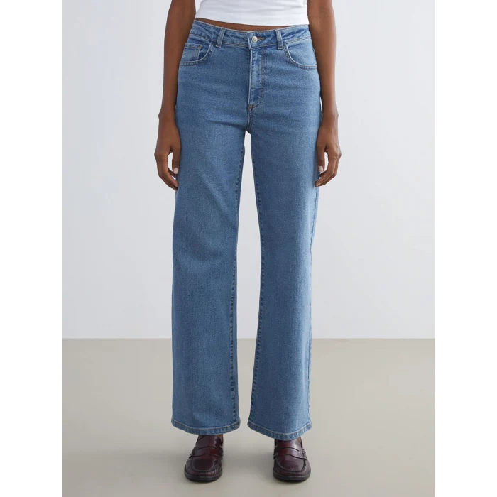 LCW Jeans İndigo Wideleg Kadın Jean Pantolon