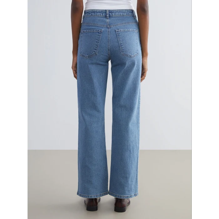 LCW Jeans İndigo Wideleg Kadın Jean Pantolon