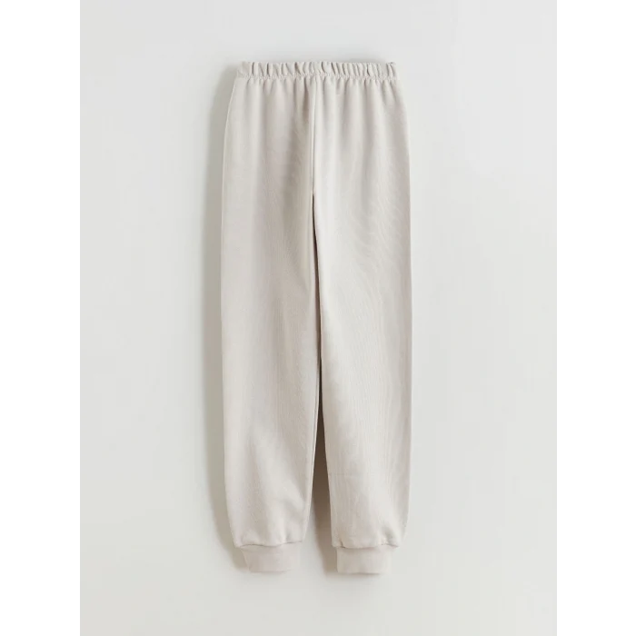 LCW Kids Gri Bisiklet Yaka Erkek Çocuk Pijama Takımı