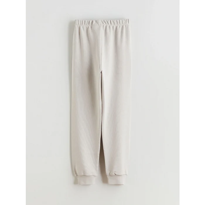 LCW Kids Gri Bisiklet Yaka Erkek Çocuk Pijama Takımı