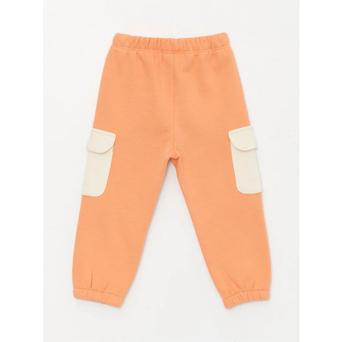 LCW baby Mercan Bisiklet Yaka Kız Bebek Sweatshirt ve Eşofman Alt 2li