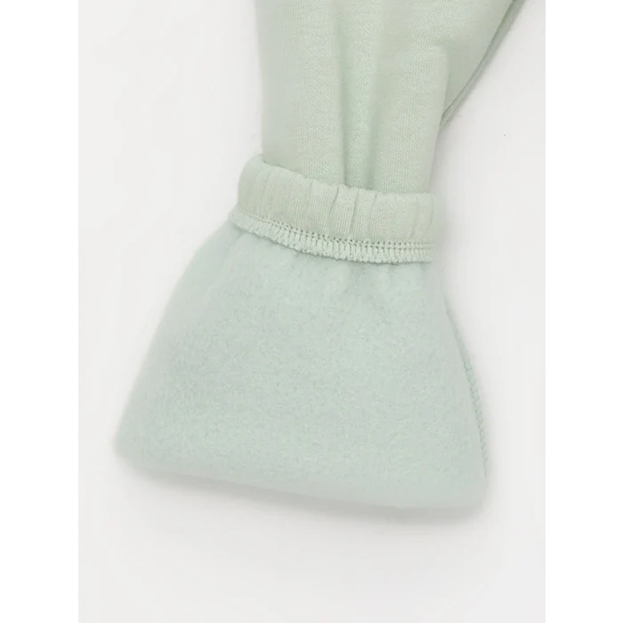 LCW baby Yeşil Beli Lastikli Basic Kız Bebek Eşofman Alt