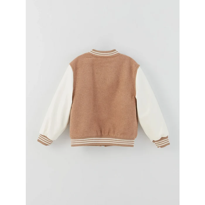 LCW Kids Bej Kolej Yaka Kız Çocuk Mont