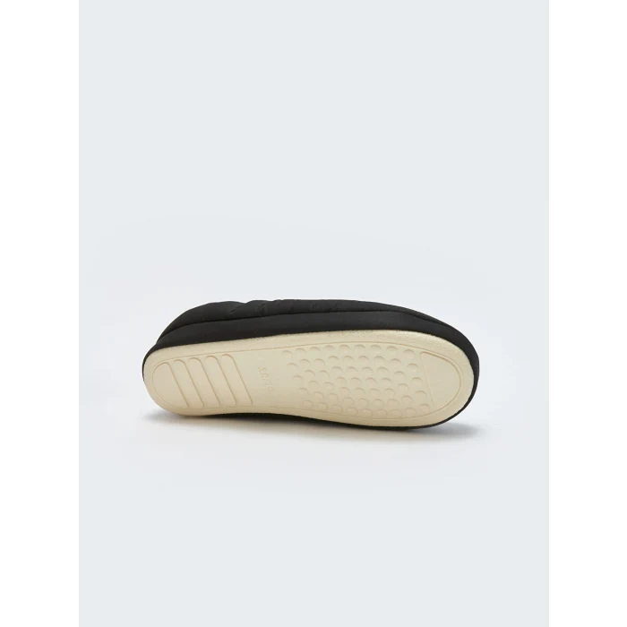 LCW STEPS Siyah Nakışlı Erkek Çocuk Ev Ayakkabısı