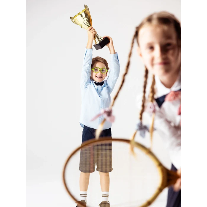 LCW Kids Mavi Basic Erkek Çocuk Poplin Gömlek