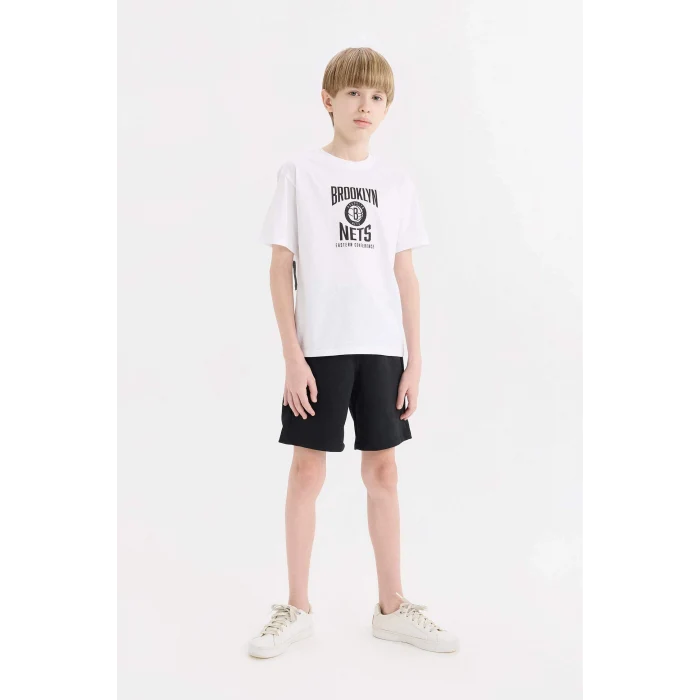 Defacto E6892A8BK27 Siyah Erkek Çocuk Beli Lastikli Şort