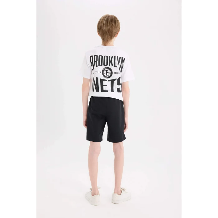 Defacto E6892A8BK27 Siyah Erkek Çocuk Beli Lastikli Şort