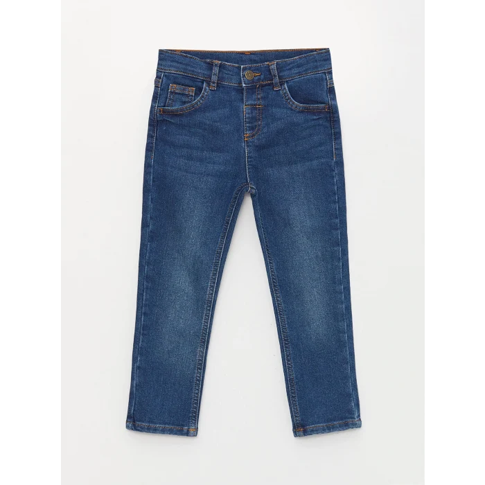 LCW baby İndigo Basic Erkek Bebek Jean Pantolon