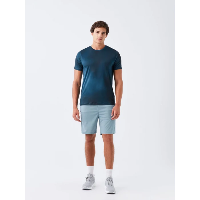 XSIDE ACTIVE Petrol Bisiklet Yaka Kısa Kollu Erkek Tişört