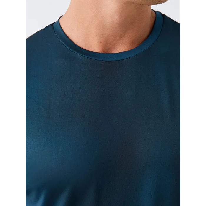 XSIDE ACTIVE Petrol Bisiklet Yaka Kısa Kollu Erkek Tişört