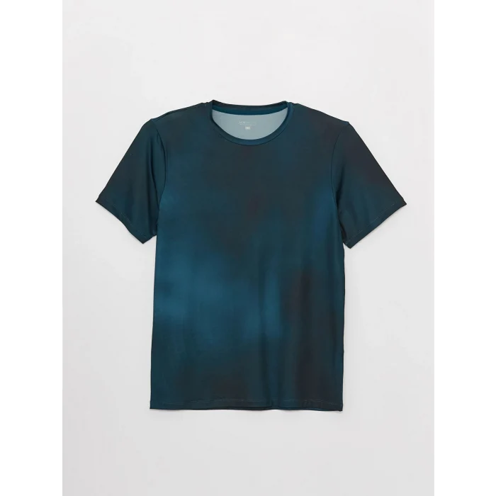 XSIDE ACTIVE Petrol Bisiklet Yaka Kısa Kollu Erkek Tişört