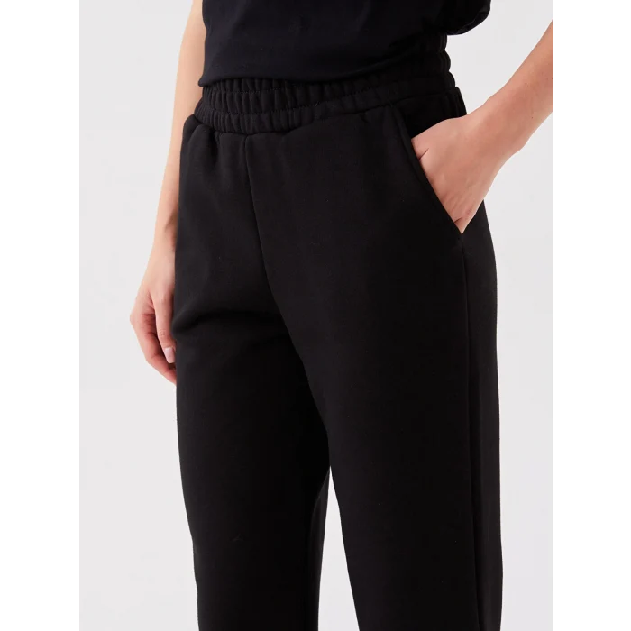 XSIDE ACTIVE Siyah Beli Lastikli Rahat Kalıp Kadın Eşofman Altı