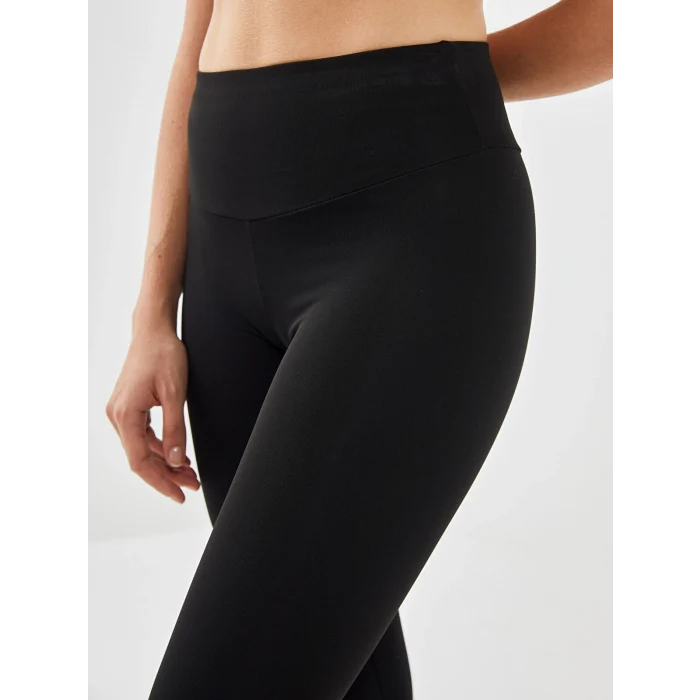 XSIDE ACTIVE Siyah Beli Lastikli Kadın Spor Tayt