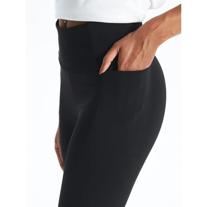 XSIDE ACTIVE Siyah Beli Lastikli Kadın Tayt