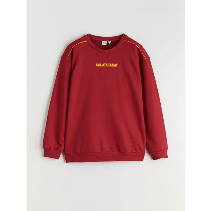 LCW Kids Kırmızı Galatasaray Baskılı Erkek Çocuk Eşofman Takımı