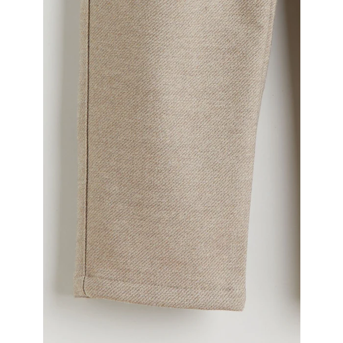 LCW Kids Bej Beli Lastikli Erkek Çocuk Kargo Pantolon