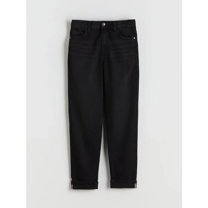 LCW Kids Siyah Regular Fit Erkek Çocuk Jean Pantolon