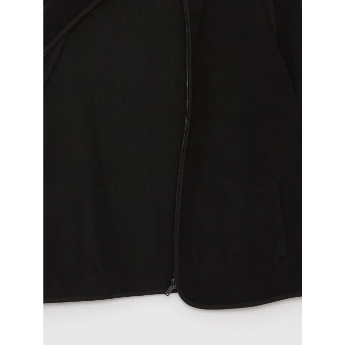 LCWAIKIKI Basic Siyah Dik Yaka Kadın Outdoor Polar